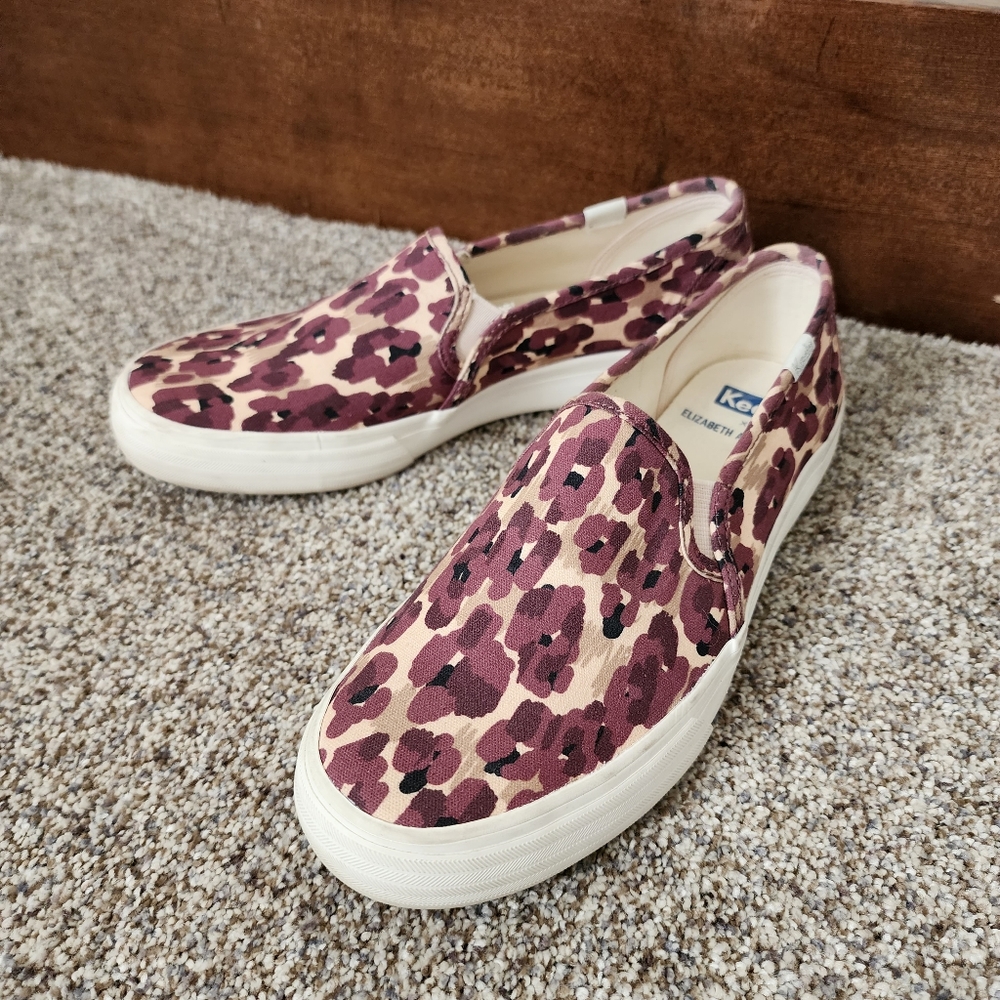 Keds Women's Floral Slip-On Sneakers - Purple